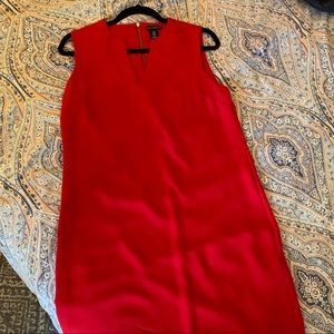 Red cocktail dress